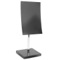 Black Square Countertop 2.5x Makeup Mirror